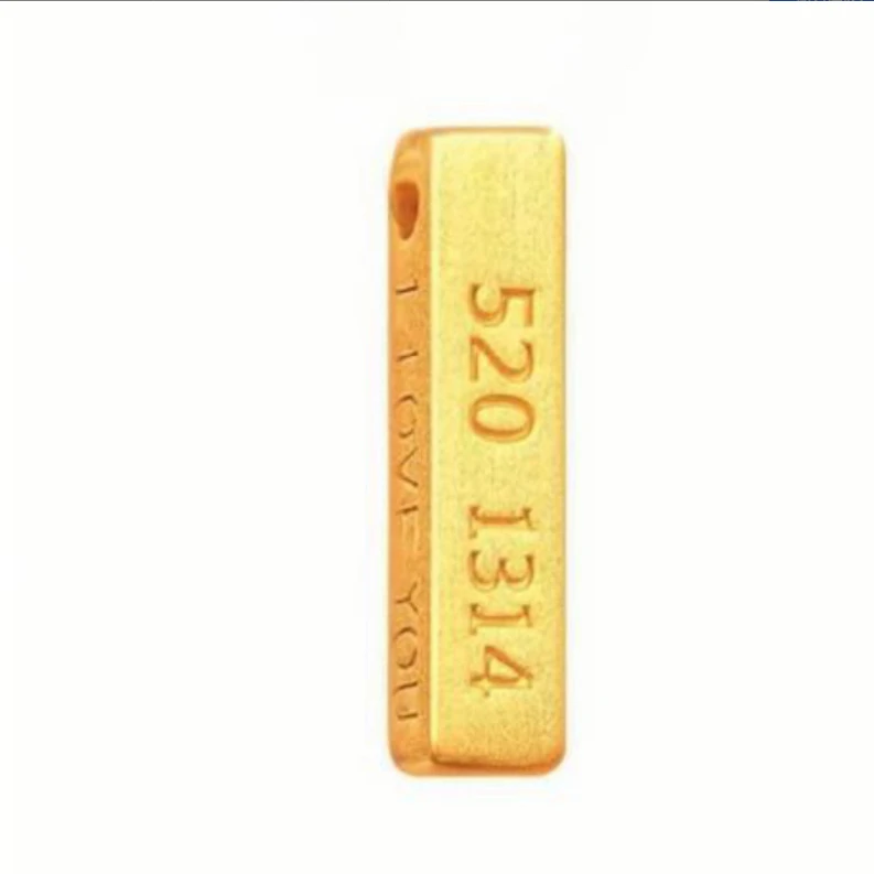 足金999纯黄金定情柱 抖音基地发货 国检证书shilaiyunzhuan