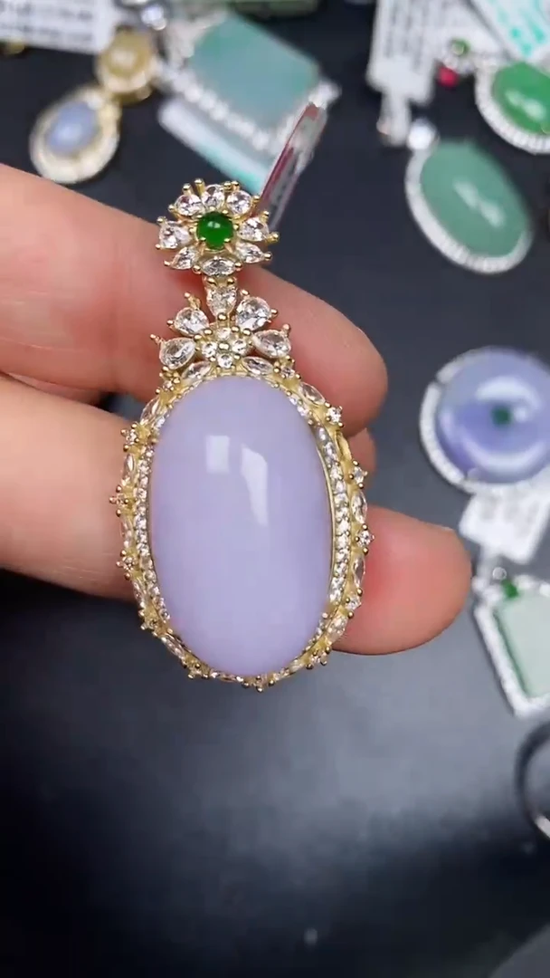 银S925镶嵌戒指翡翠星**梦5200