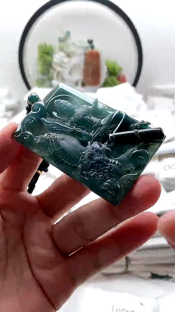 颈饰未镶嵌翡翠文殊
