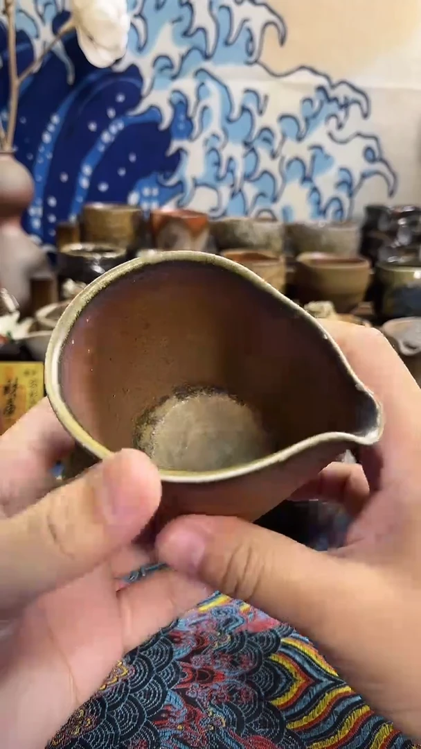 公道杯日式备前烧茶具茶周边