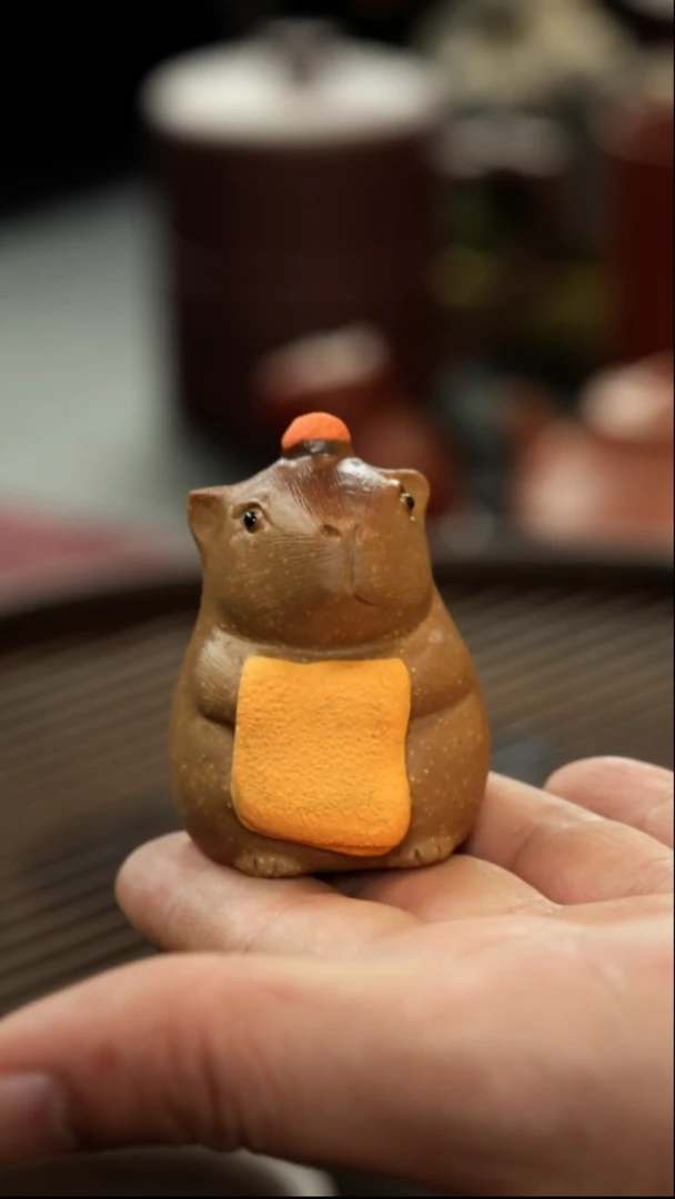 茶壶紫砂紫砂  澡巾卡皮巴拉