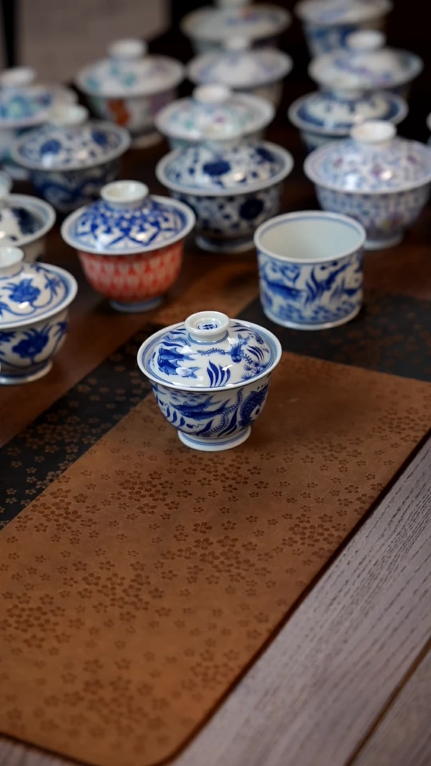 【闪购商品】群鱼盖碗111111111111