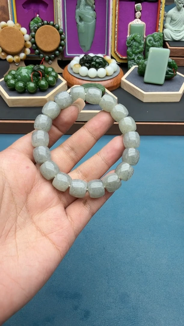 未镶嵌手串和田玉qh12