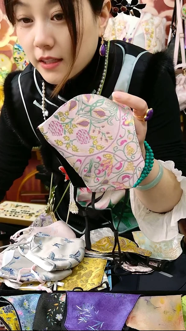 纯铜合金琉璃非遗口罩