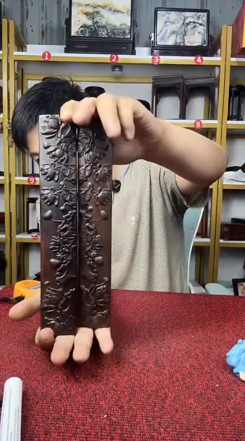 木非洲黑檀镇尺25*4*2.5CM