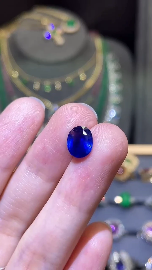 蓝宝石裸石未镶嵌斯里兰卡  皇家蓝1.85ct