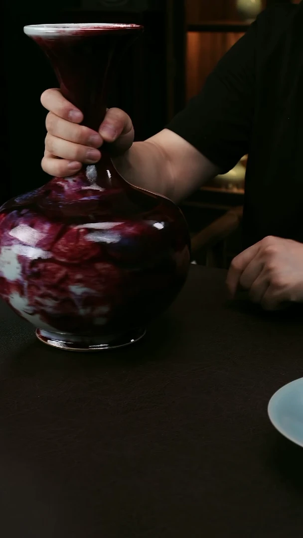 其他钧瓷精品鼓腹瓶/27