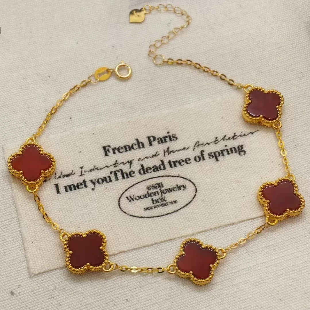 【玉总专属】18K金五花手链 0720 A5