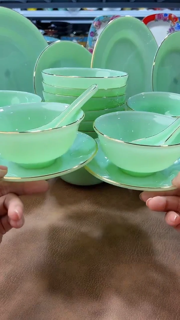 玉瓷三件套2套餐具