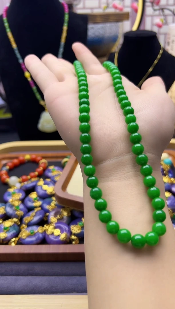 【闪购商品】翡翠颈饰银S925镶嵌X242