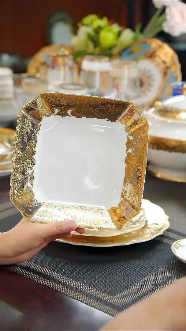 瓷片8寸方形菜盘1个  福利价