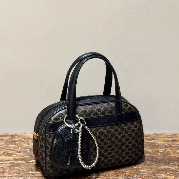 95新 Celine/思琳 黑花波士顿