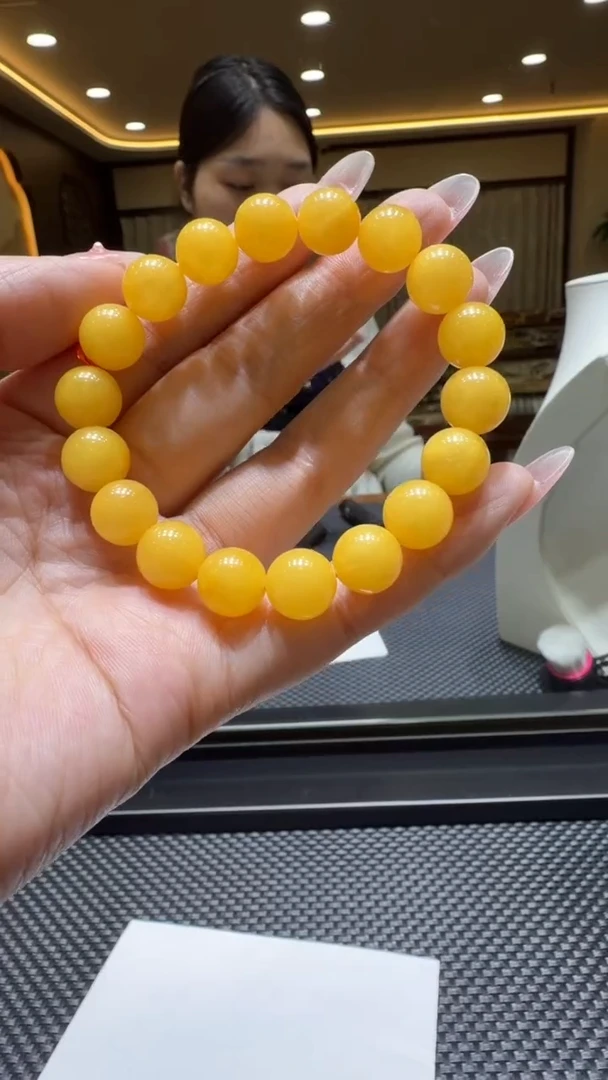 琥珀颈饰未镶嵌手串11mm