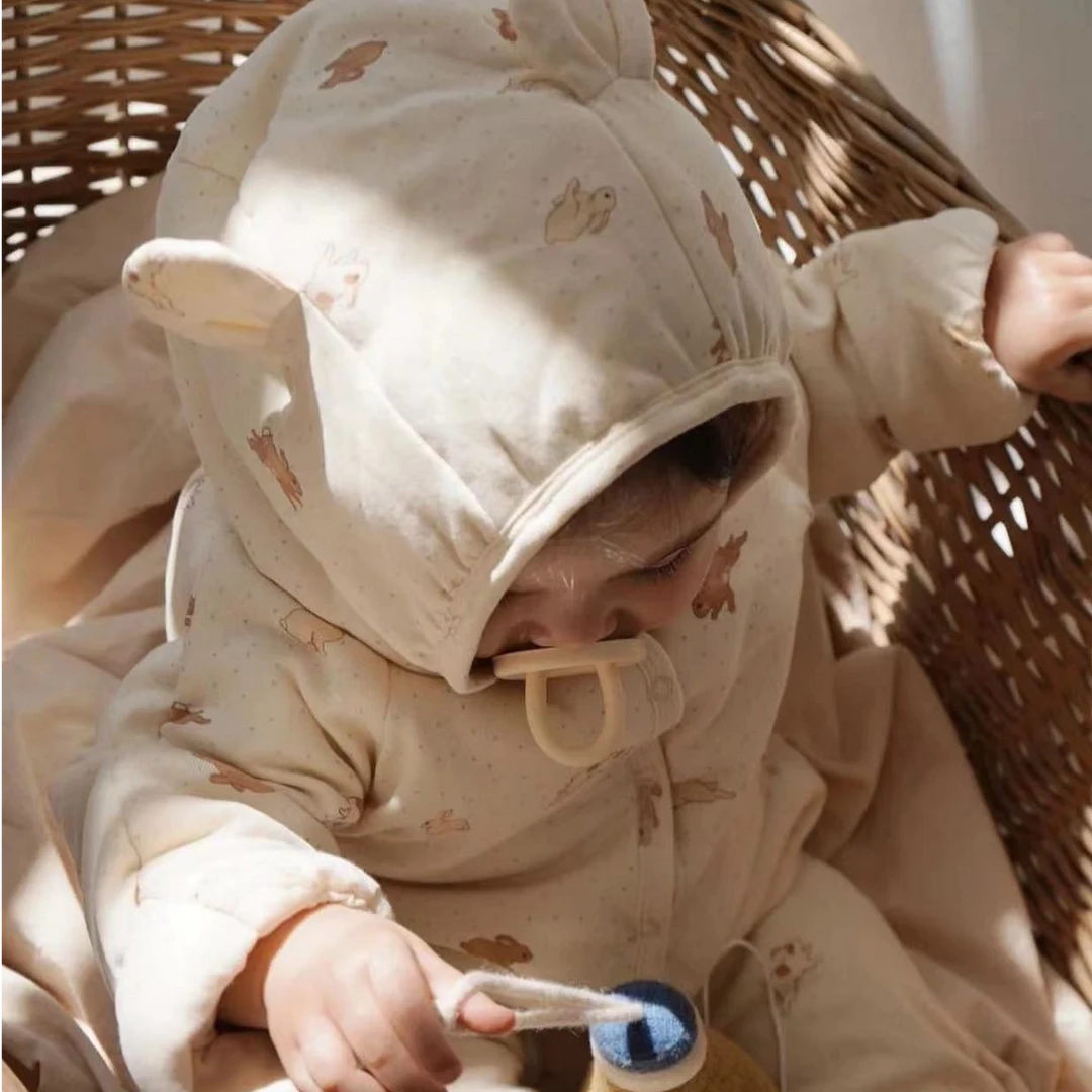 【18-23度四十克】新款宝宝薄棉连体衣