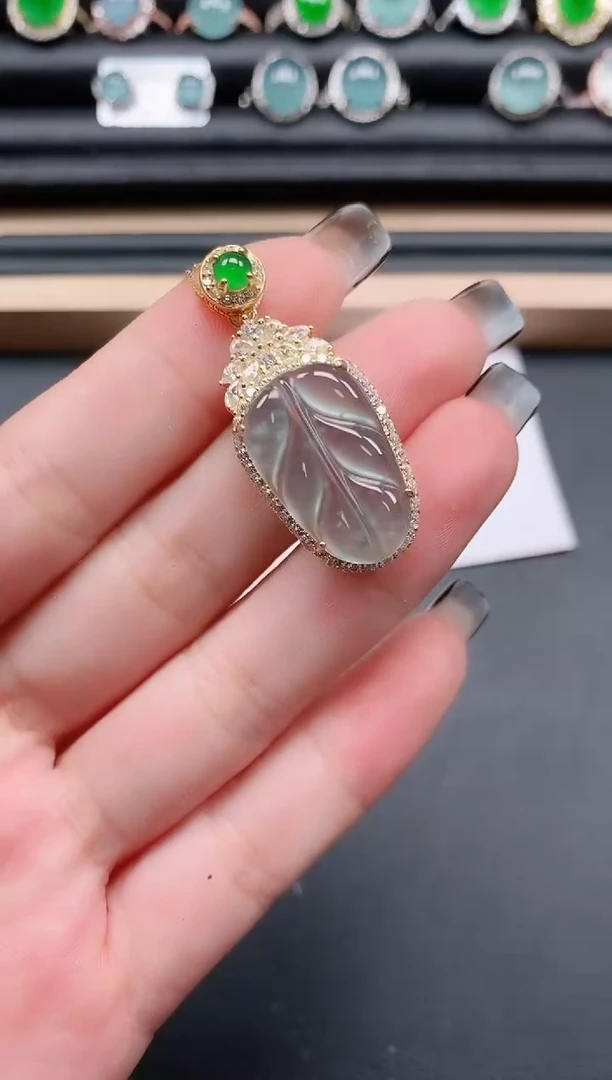翡翠戒指银S925镶嵌11111
