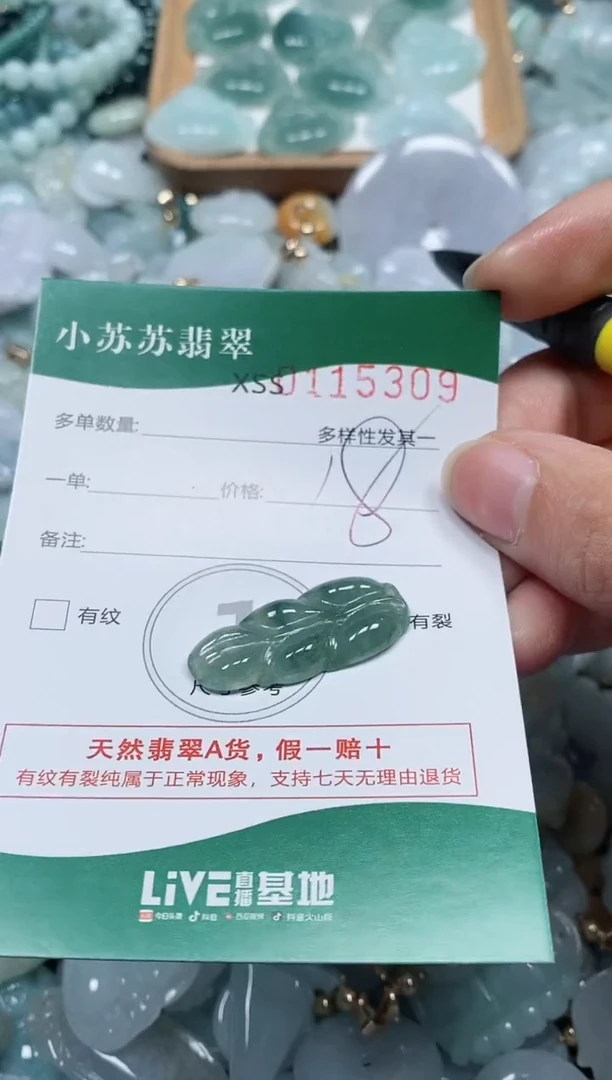 【闪购商品】翡翠颈饰未镶嵌闪购商品0115309