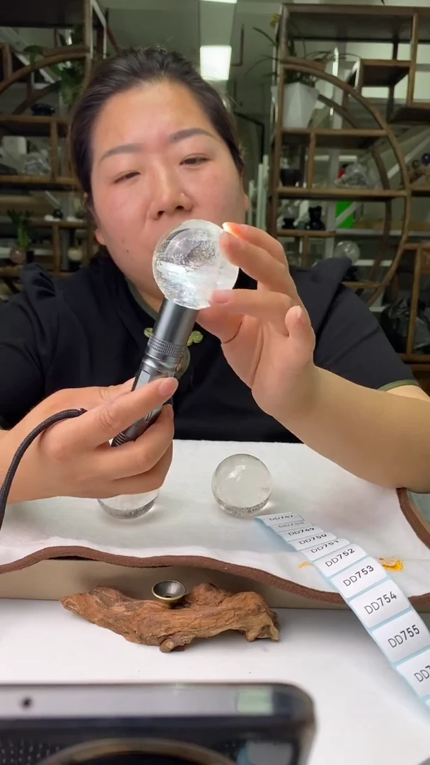 球未镶嵌水晶白水晶球D746多样性发其一210+