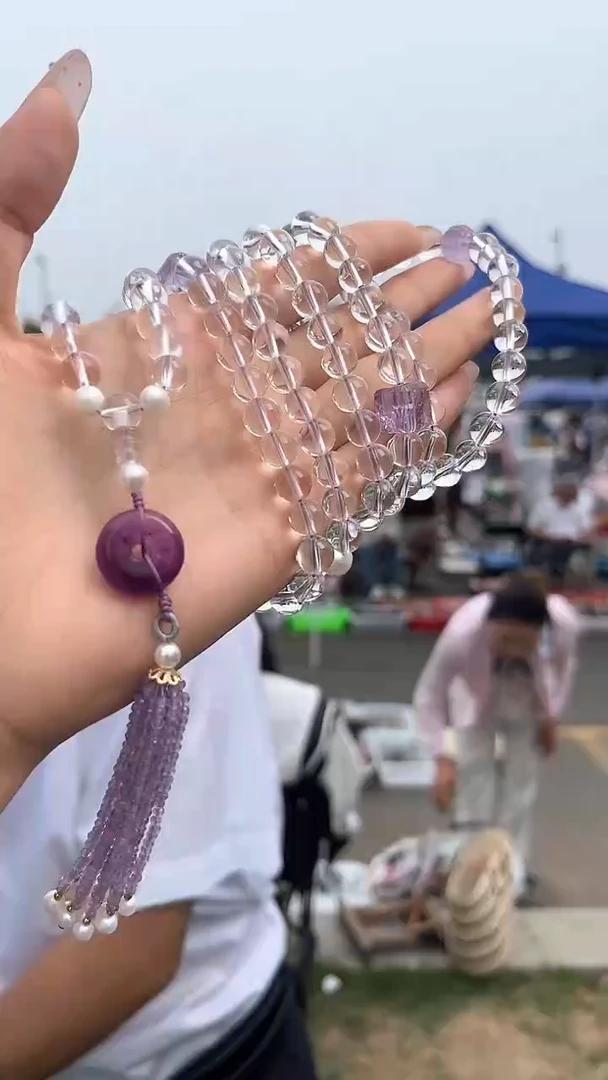 水晶手链未镶嵌天然DIY手串多样性发一8mm