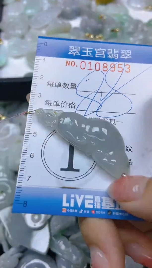 翡翠未镶嵌颈饰闪购0108953