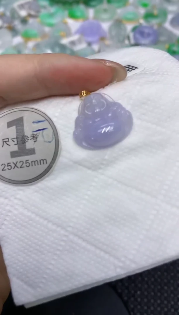 颈饰18K金镶嵌翡翠11111111