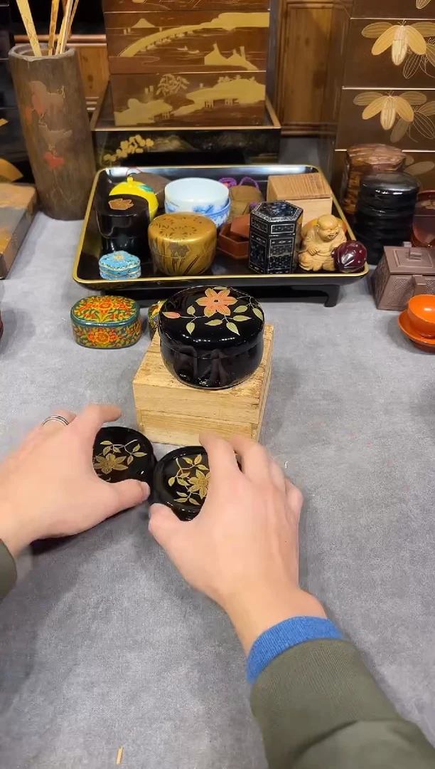大**人杯垫套组大漆漆器大漆漆器