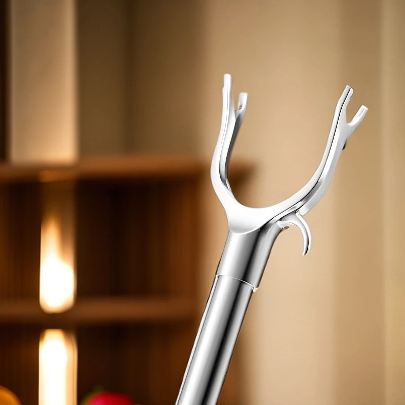 家用晾衣服衣撑叉子衣服架可伸缩晾衣杆取挂衣撑杆叉杆晾衣杆长款