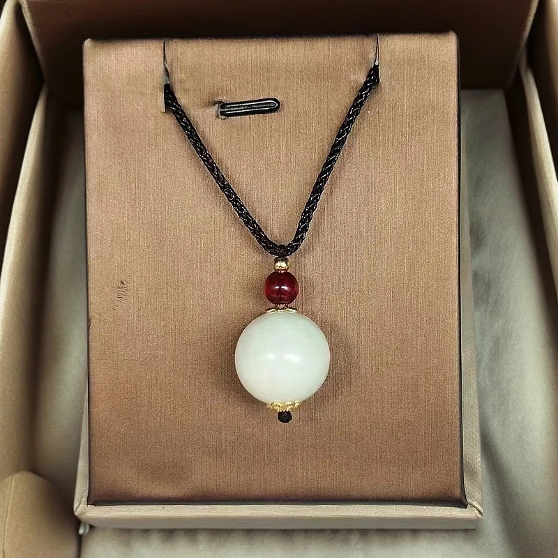 【李总福利】和田玉未镶嵌多样性发一个转运珠吊坠挂件