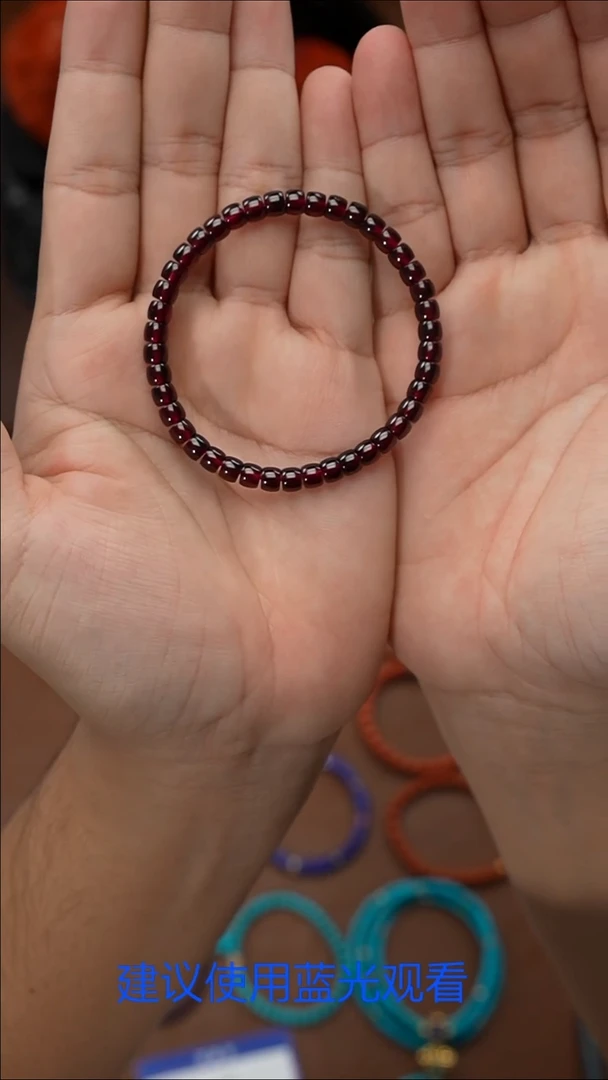 未镶嵌手串石榴石石榴石手串