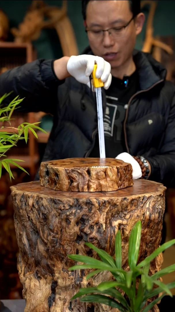 木雷击枣木底座【H010】