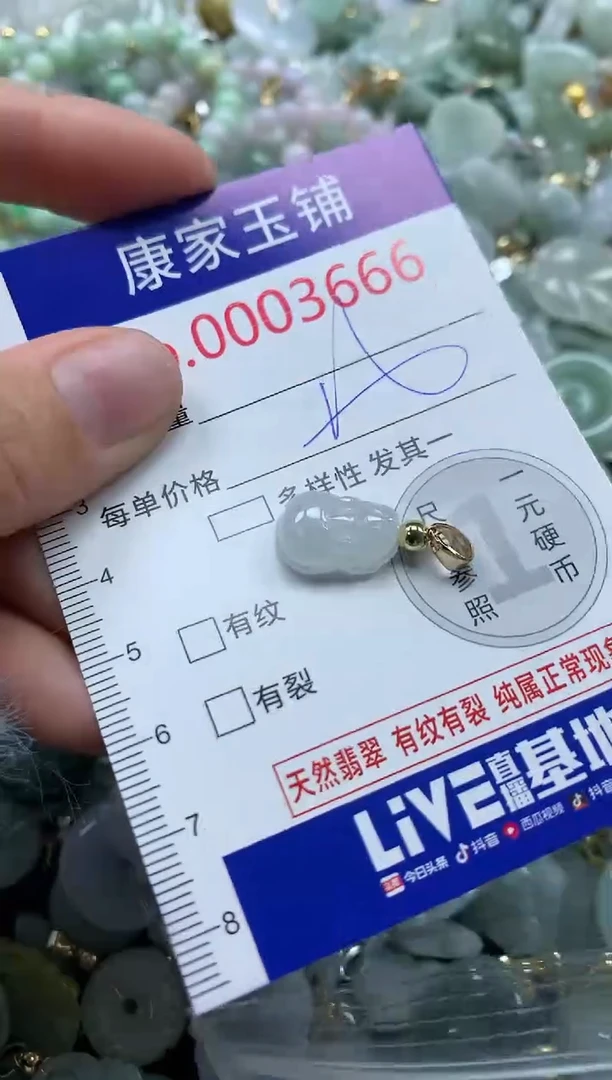 颈饰未镶嵌翡翠3666