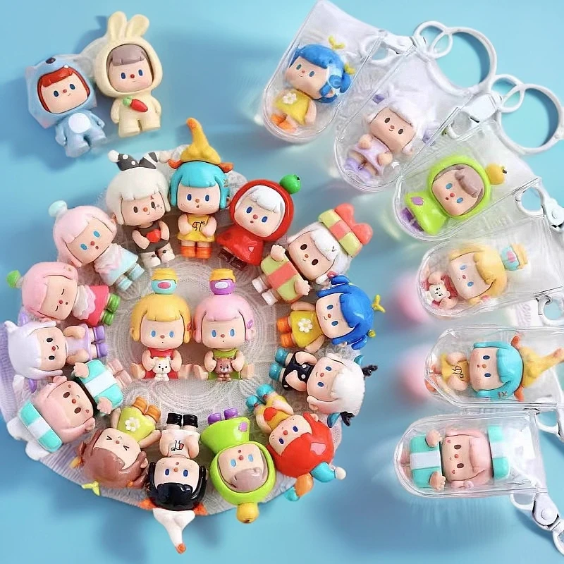 现货不二小童话系可爱迷你车载陶瓷萌粒公仔创意新年礼物网红