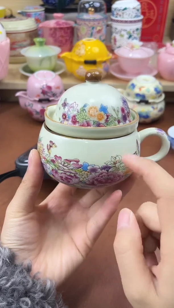 陶陶瓷茶具摆件旅行套组