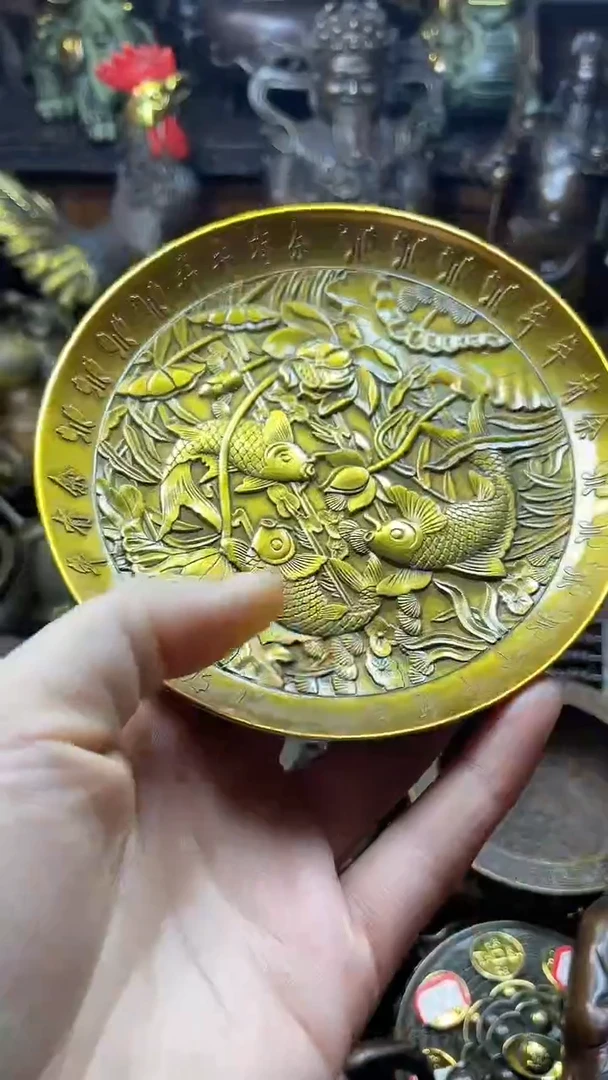 闪购链接，点击下单，有运费险，铜摆件