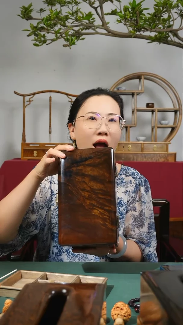 阴沉木乌木果香味首饰收纳盒888