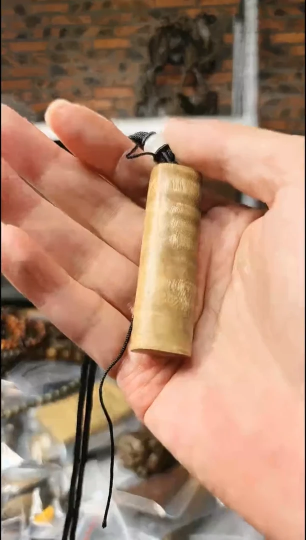 【闪购商品】楠木（金丝楠）把件无事牌