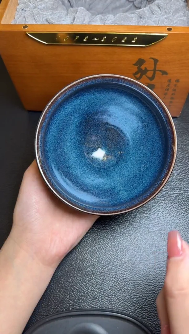 茶盏孙建兴乌金蓝点茶74