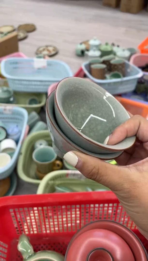 瓷微瑕 慧仙青瓷 龙泉青瓷大促