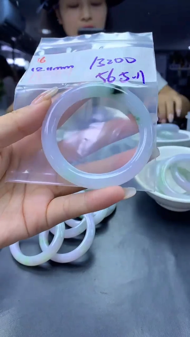 未镶嵌定制翡翠16手镯56.5+13200元+拍一发一