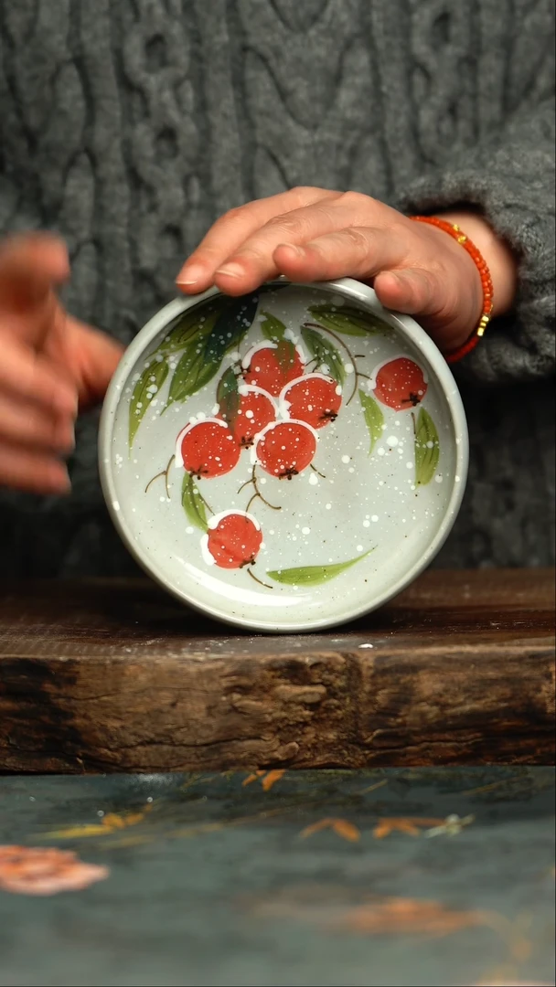 【闪购商品】杯杯釉下彩手工手绘同款陶器