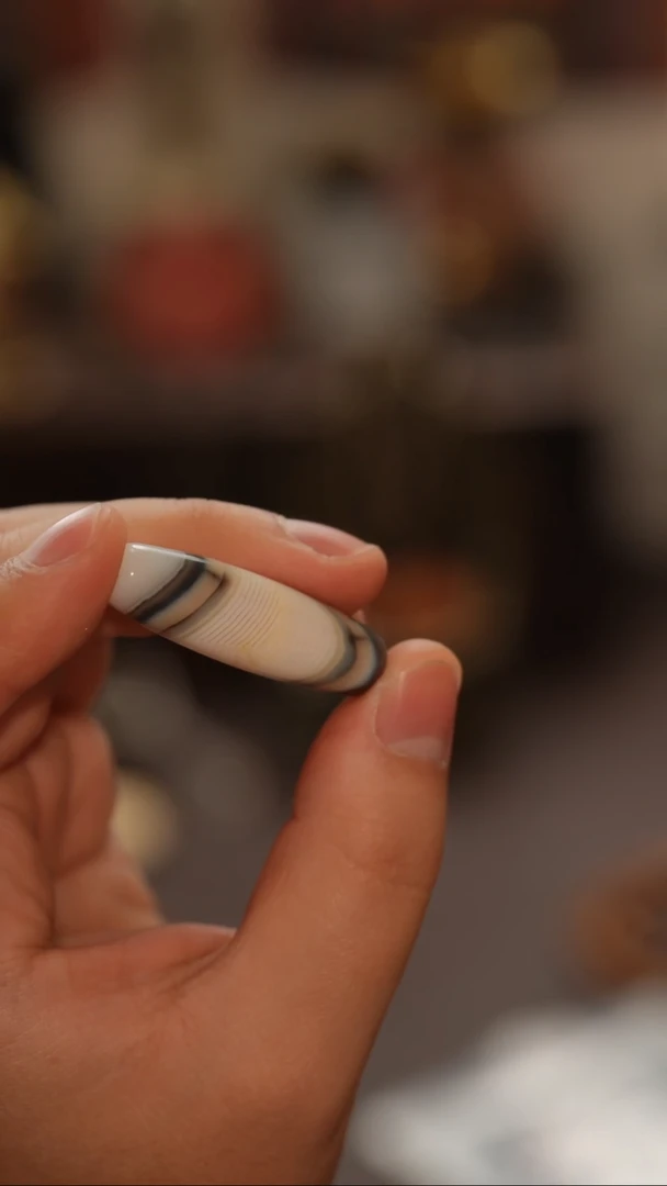 柏香籽/百香籽把件12号藏传珠