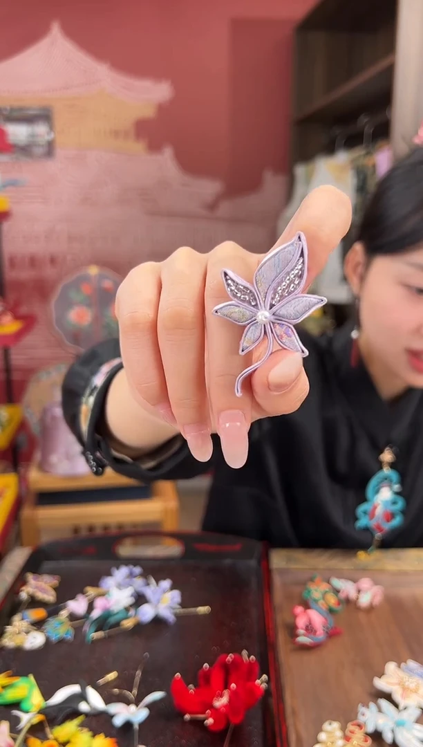 【闪购商品】刺绣苏绣世家非遗手工（胸针）