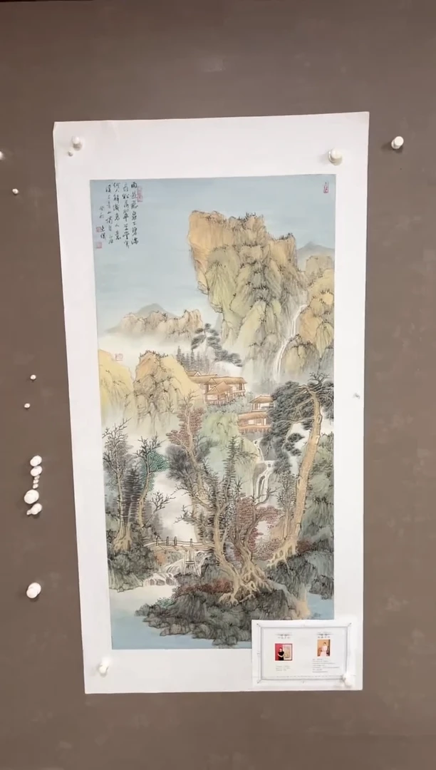 绘画49林紫仪137*68山水作品