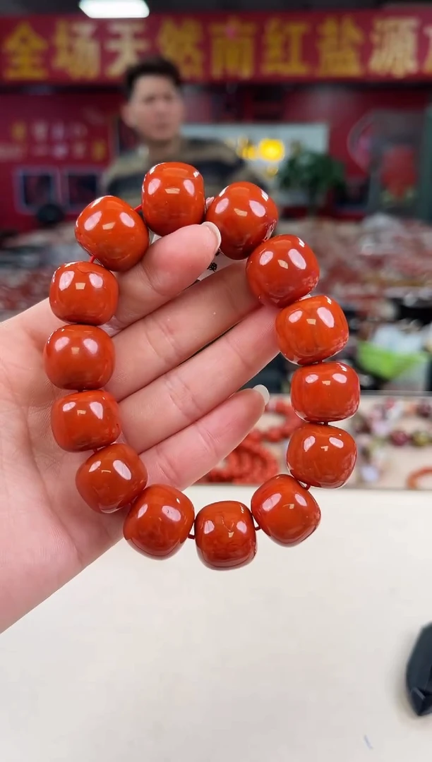 未镶嵌瓦西老型手串17+南红玛瑙（多样式发其一）
