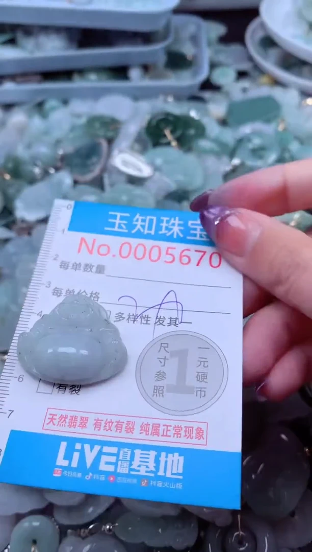 翡翠未镶嵌吊坠(不含链)5670