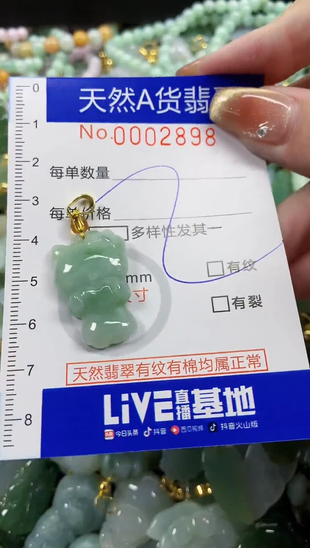 颈饰未镶嵌翡翠天然A货翡翠