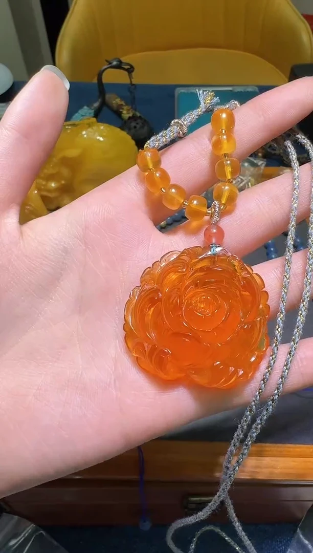 【闪购商品】蜜蜡颈饰未镶嵌多样性发其一575