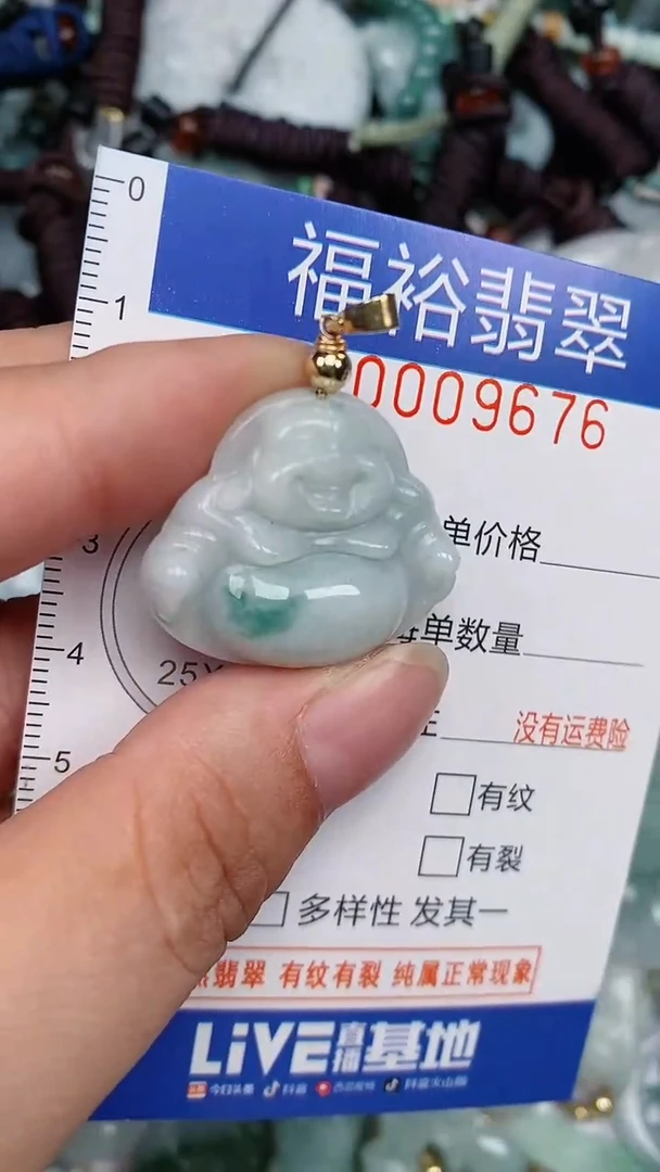 翡翠未镶嵌颈饰...0009676