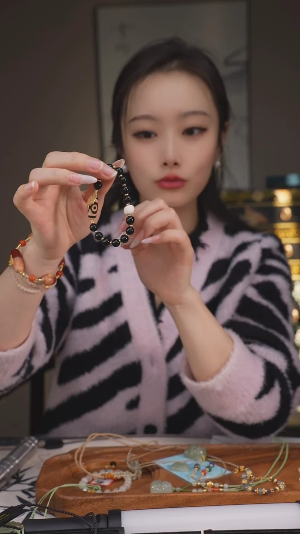 【闪购商品】水晶手串银S925镶嵌手串