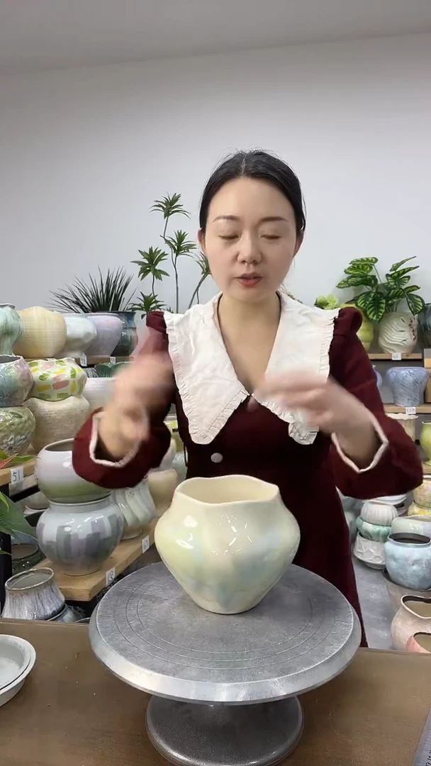 11.15陶瓷花盆直播链接高.   14  口11