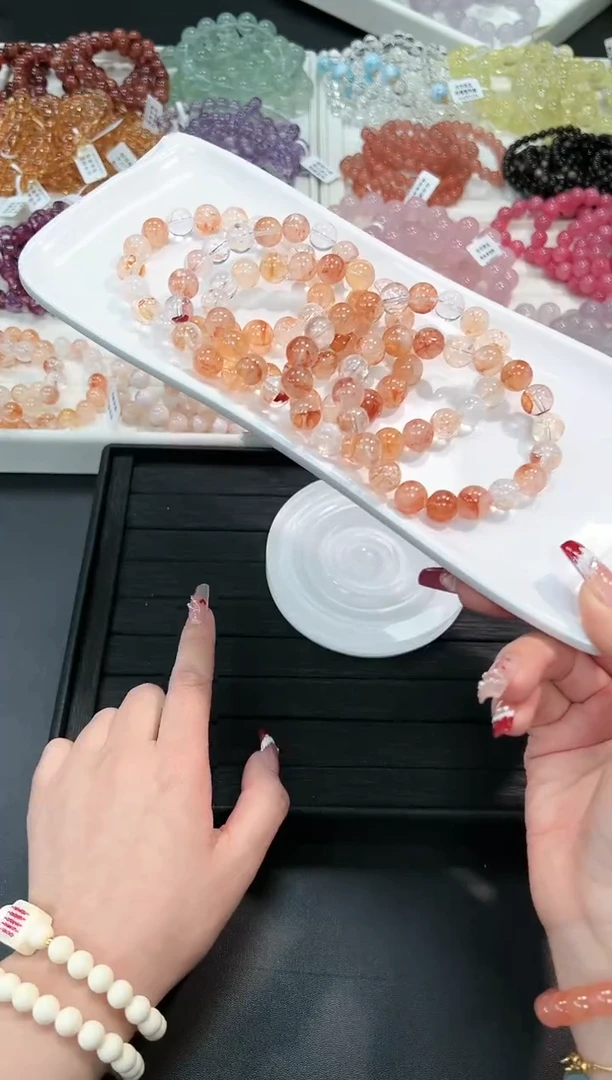 【闪购商品】水晶手串未镶嵌10a多样性发其一/1条默认微瑕